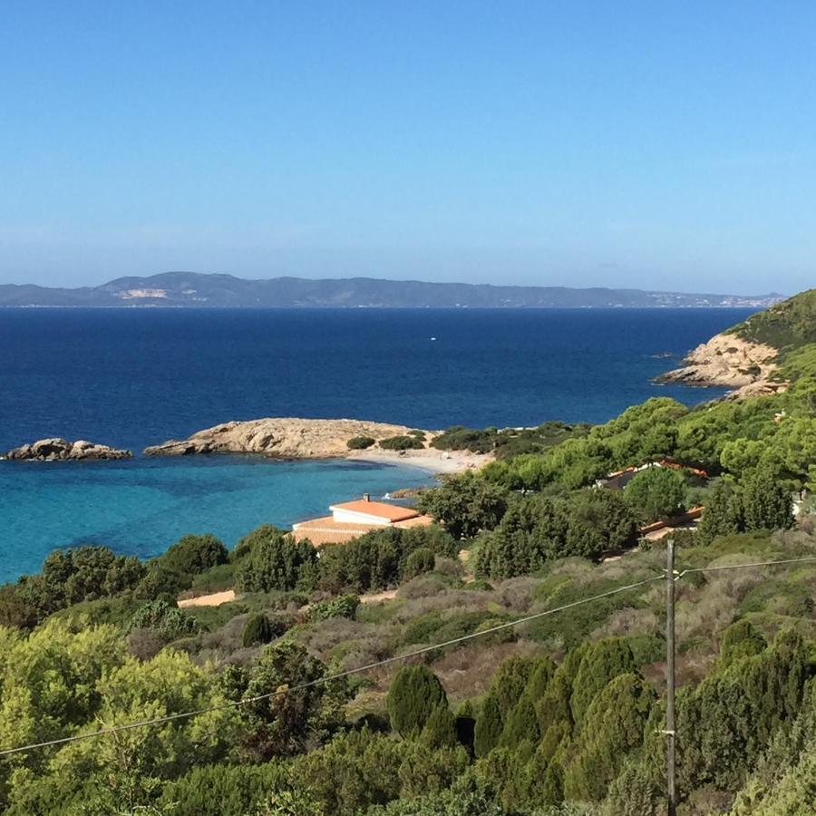 Villa Aquamarina Pavoncella Rossa Porto Pino Exteriér fotografie